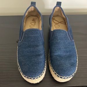 Sam Edelman Carrin Platform Espadrille Shoes Size 7